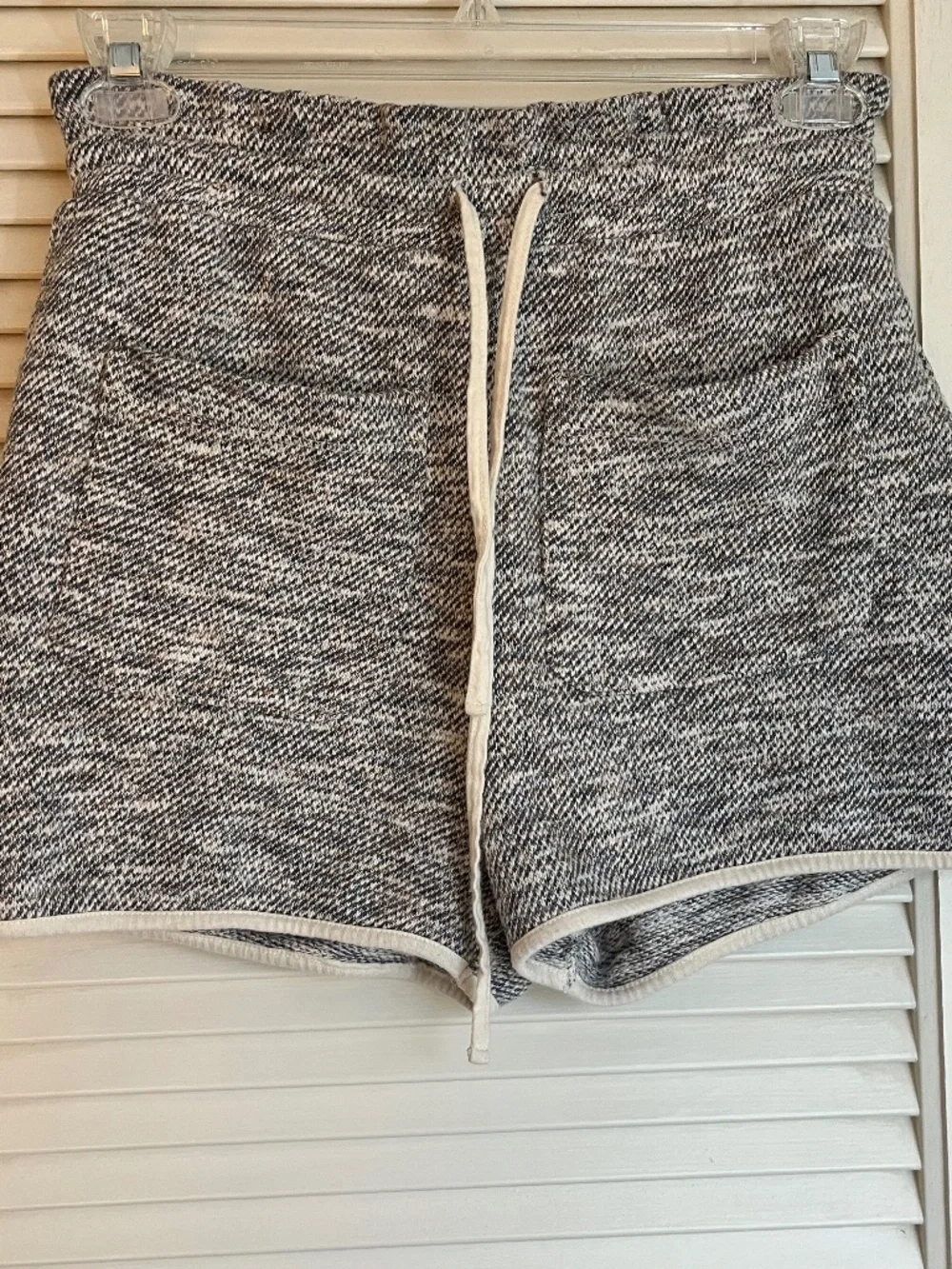 Soft Joie Heavyweight Cotton-Blend Drawstring Lounge Shorts Size Small